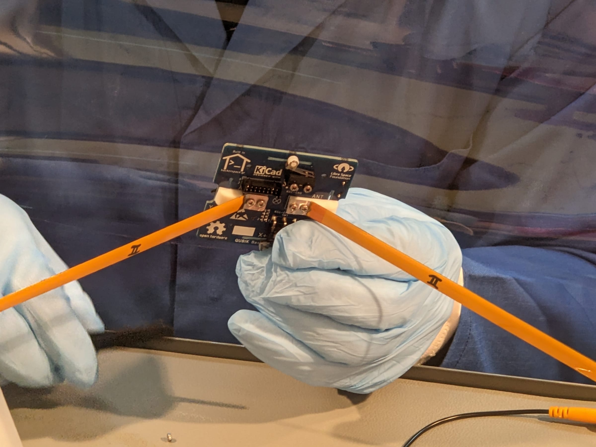 ERMINAZ high-altitude balloon payload on the launch field